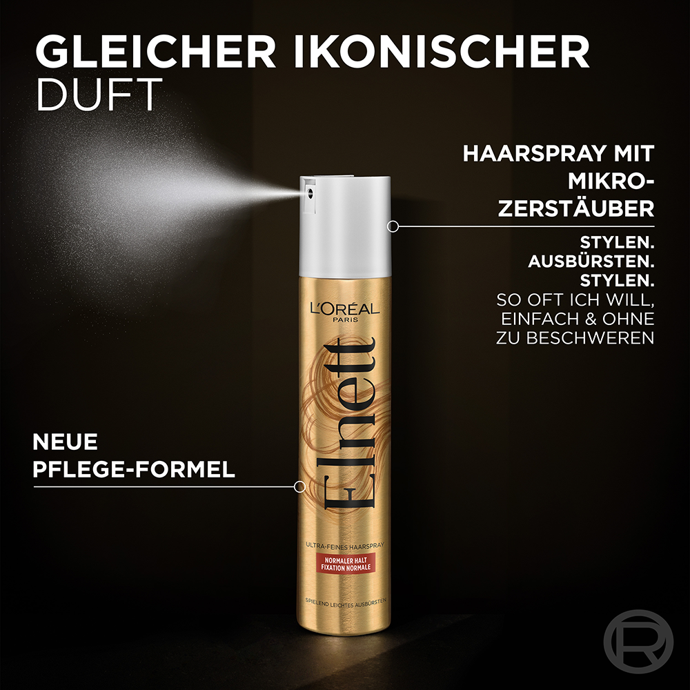 Bild: L'ORÉAL PARIS Elnett Haarspray Extra Starker Halt 