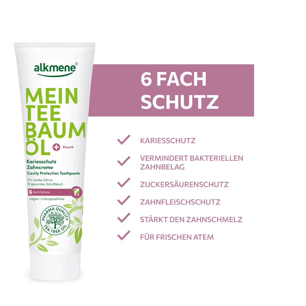 Bild: alkmene Zahncreme Teebaumöl