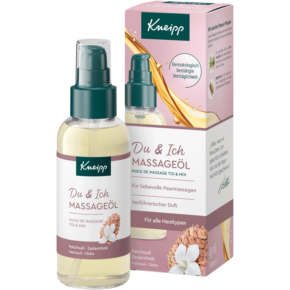 Bild: Kneipp Massageöl Du & Ich 