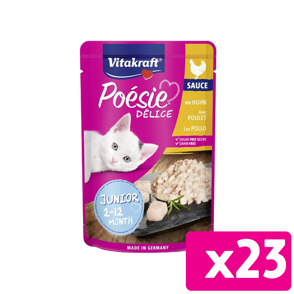 Bild: Vitakraft Poésie Poesie Delisauce Huhn Junior 