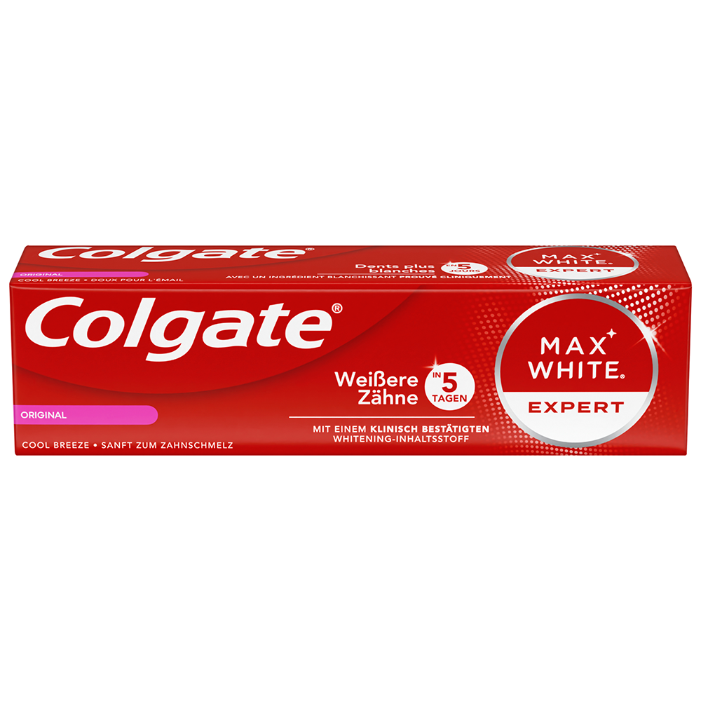 Bild: Colgate Max White Expert White Zahncreme