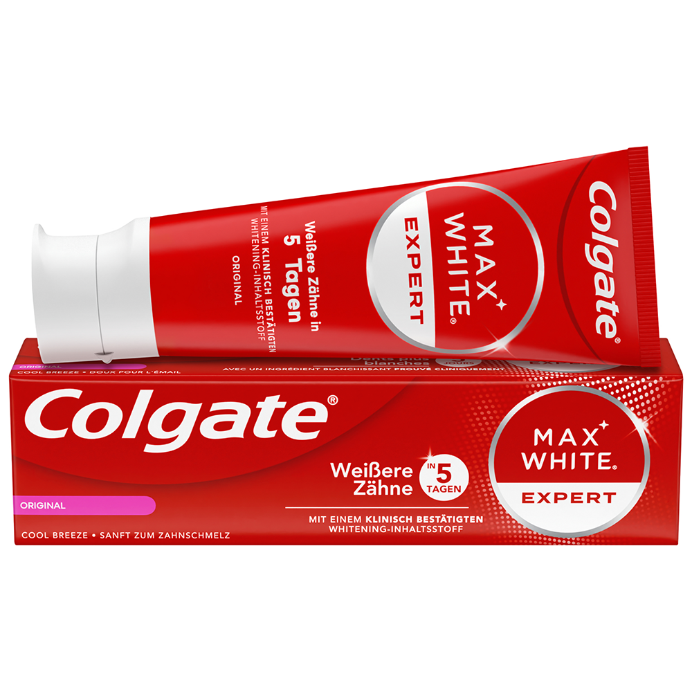 Bild: Colgate Max White Expert White Zahncreme