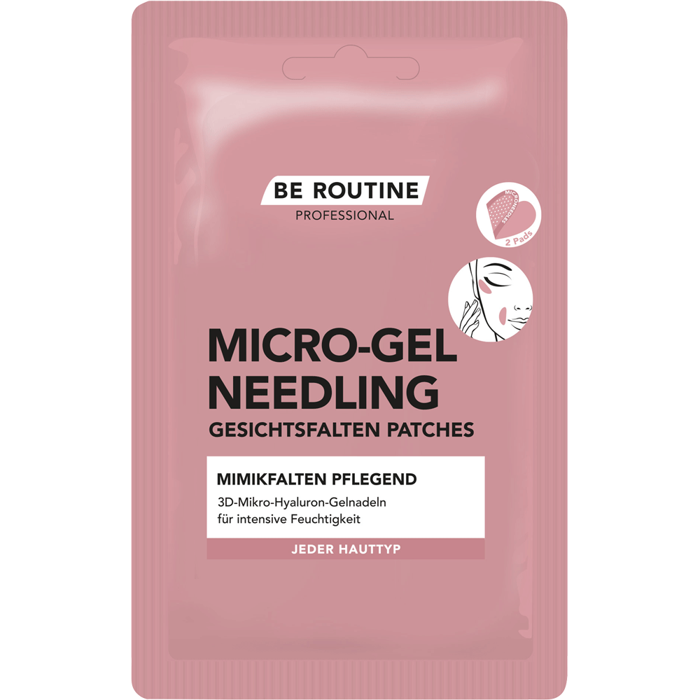 Bild: BE ROUTINE Gesichtsfalten Patches Micro-Gel Needling