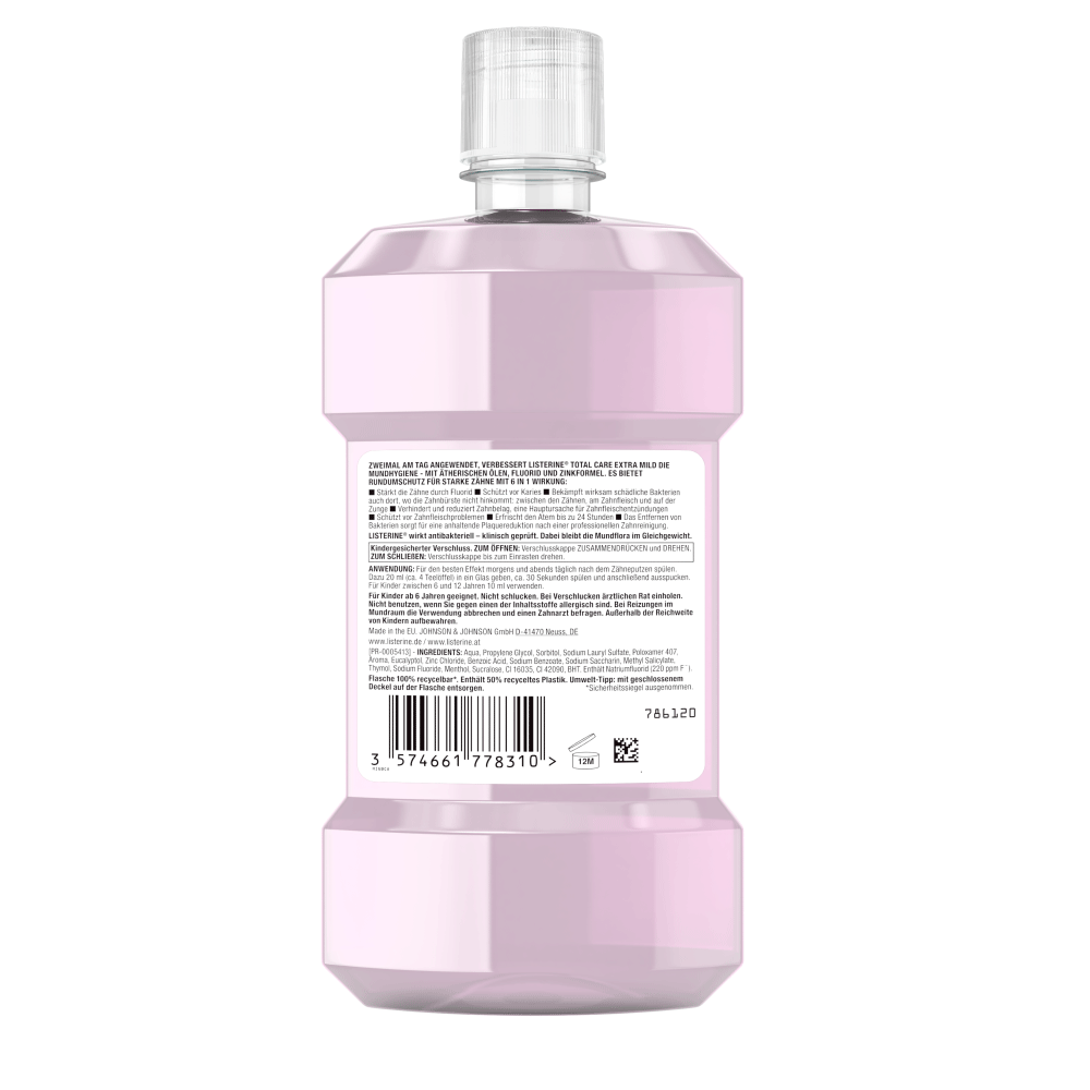 Bild: LISTERINE Total Care Extra Mild Mundspülung 