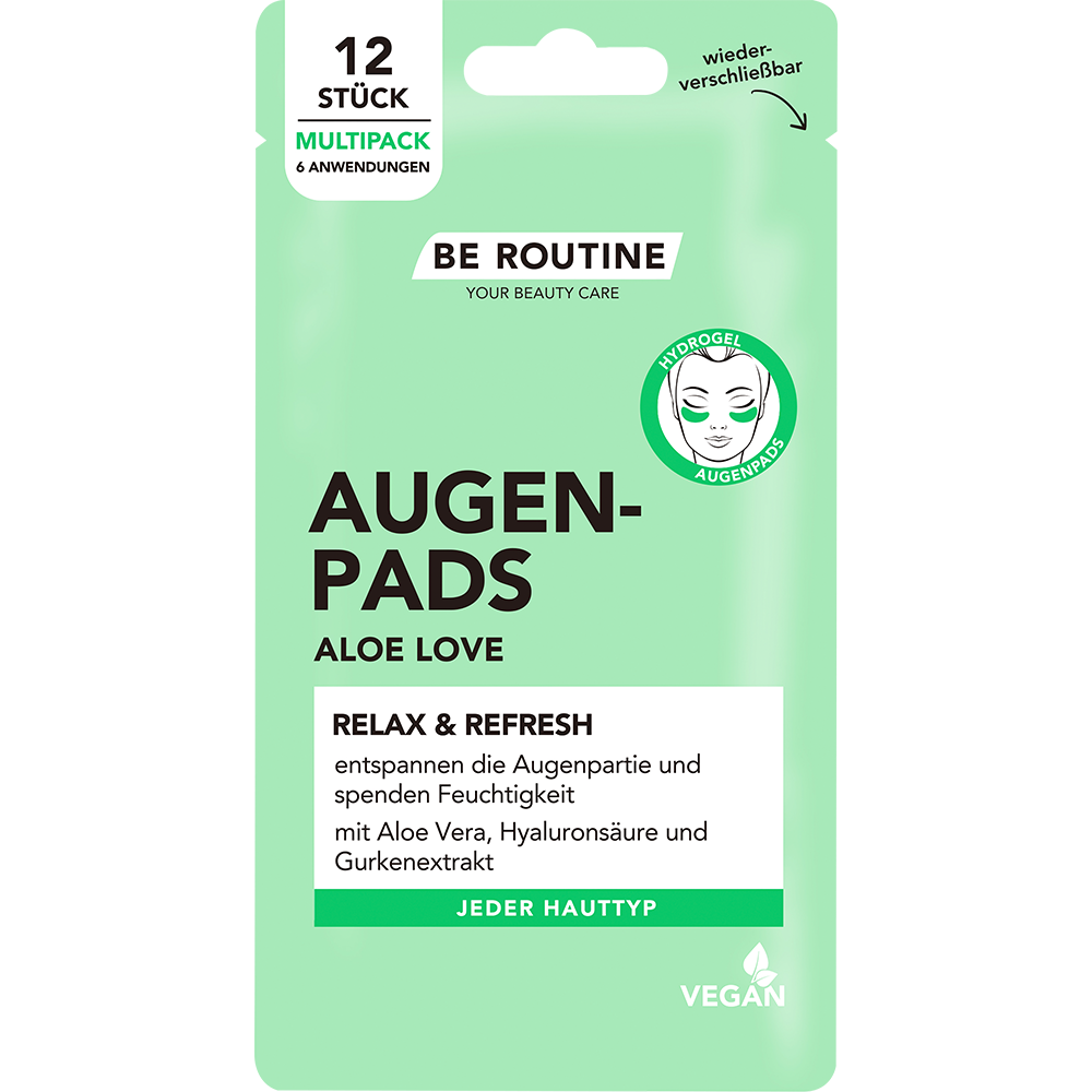 Bild: BE ROUTINE Augen-Pads Aloe Love 