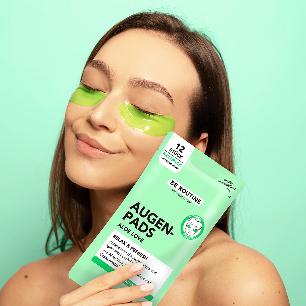 Bild: BE ROUTINE Augen-Pads Aloe Love 