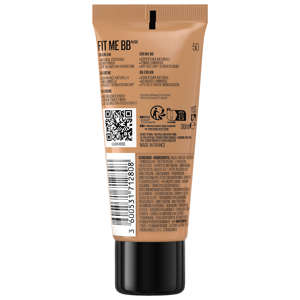 Bild: MAYBELLINE Fit me Nude BB Cream 50