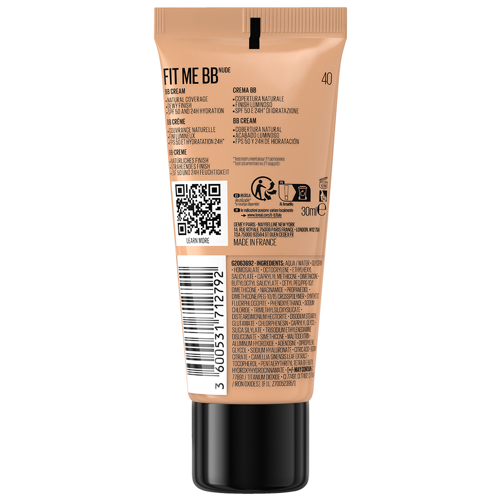Bild: MAYBELLINE Fit me Nude BB Cream 40