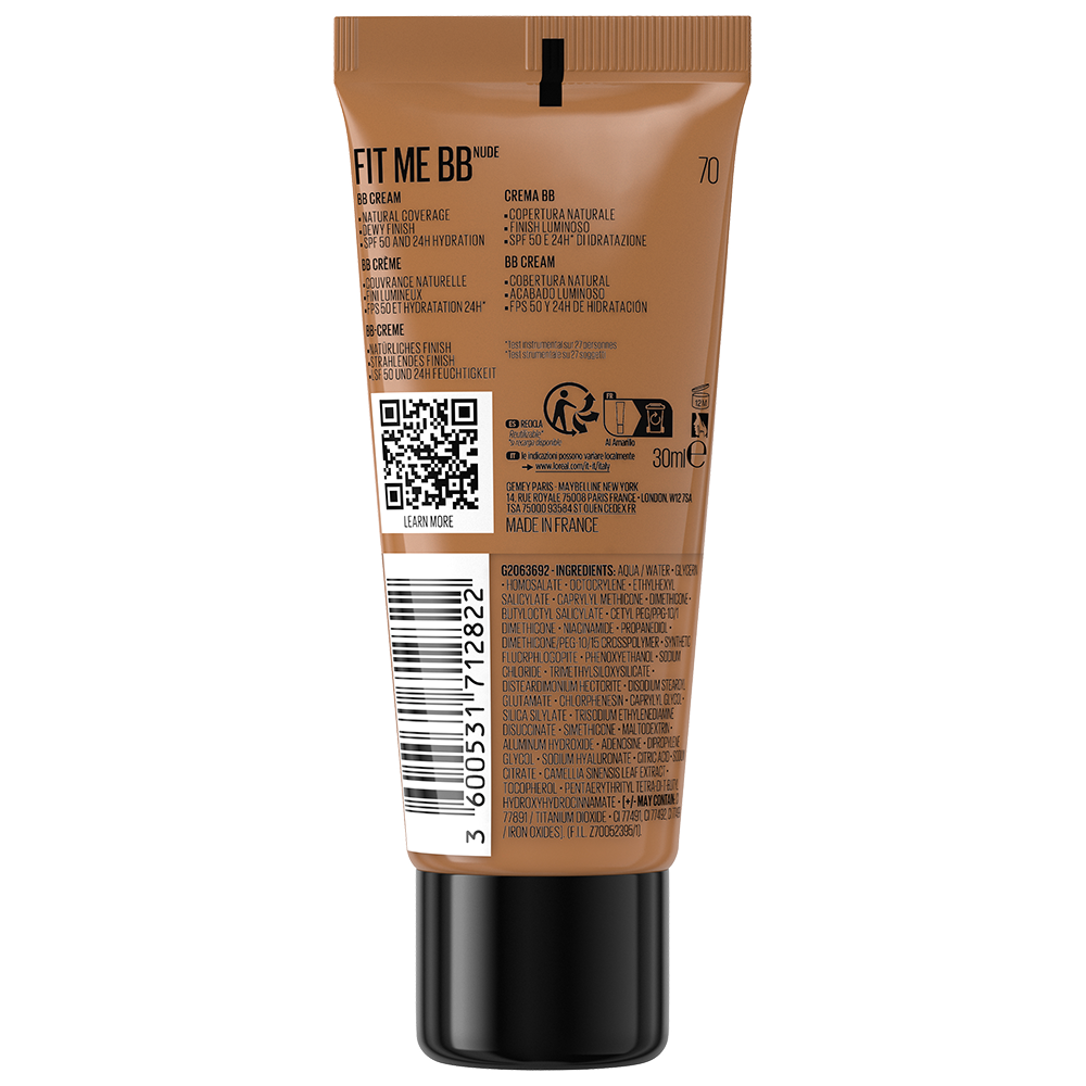 Bild: MAYBELLINE Fit me Nude BB Cream 70