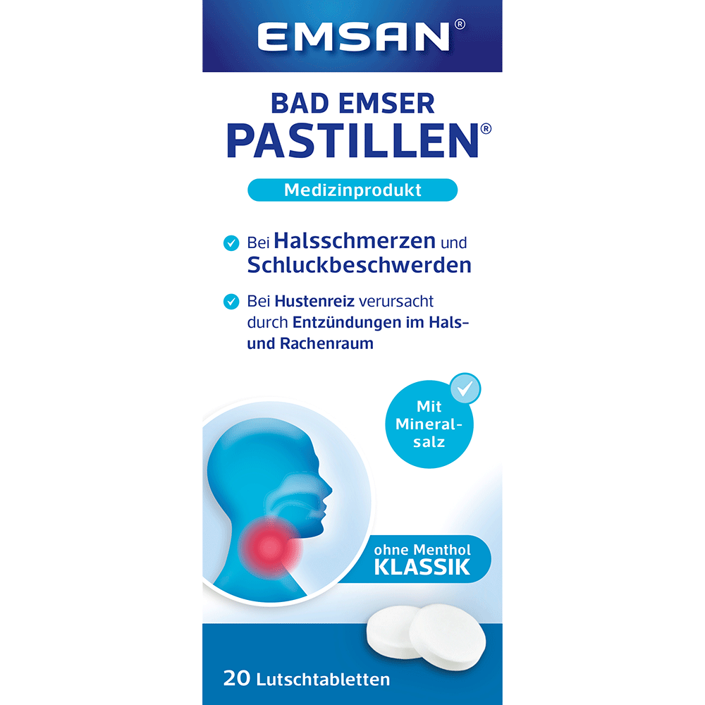 Bild: Emsan Bad Emser Pastillen ohne Menthol Klassik 