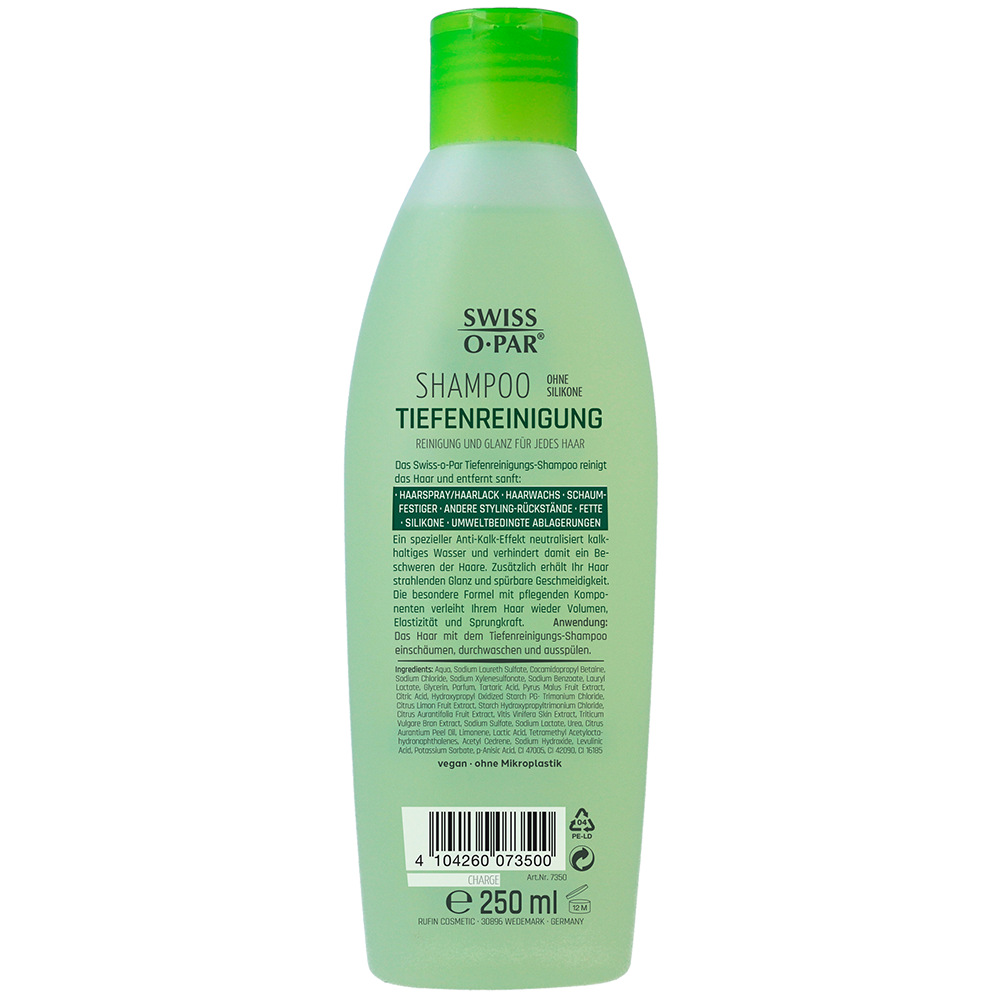 Bild: Swiss O Par Shampoo Tiefenreinigung 