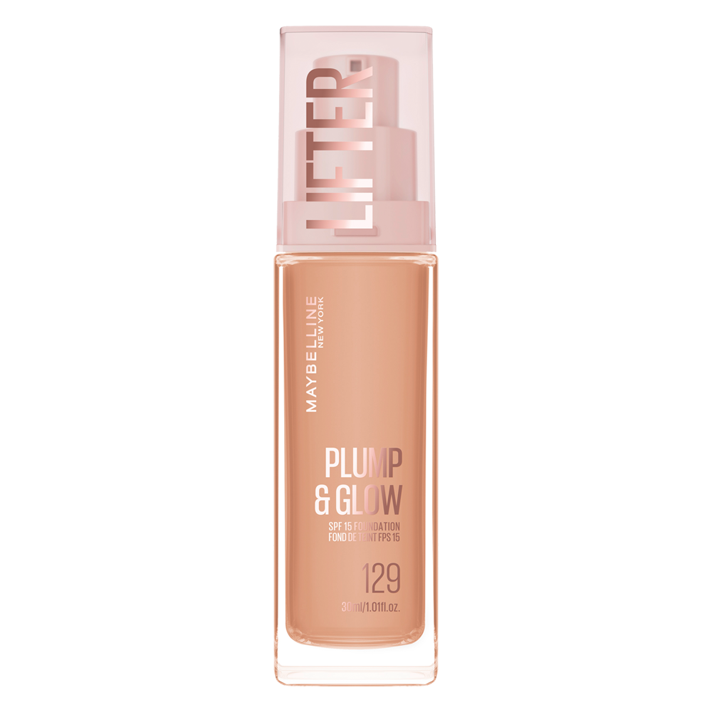 Bild: MAYBELLINE Face Lifter Plump & Glow Foundation 129