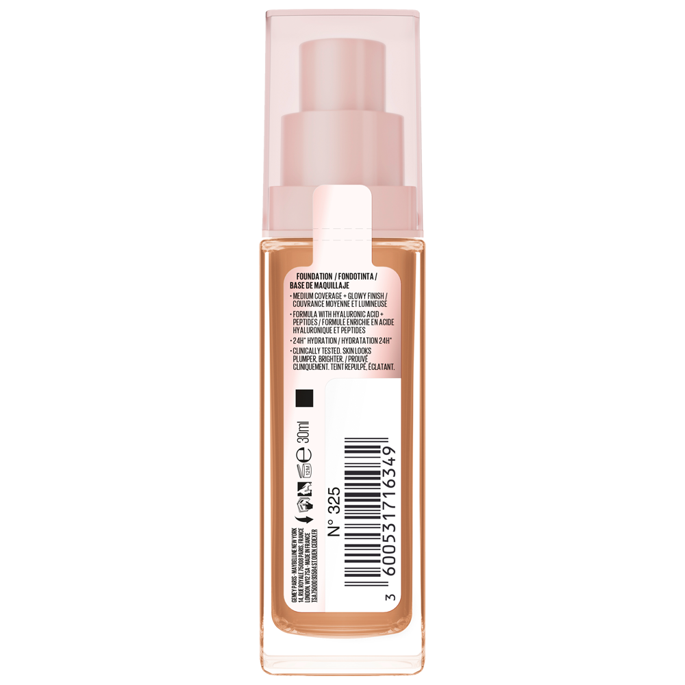 Bild: MAYBELLINE Face Lifter Plump & Glow Foundation 355