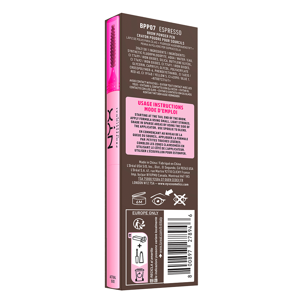 Bild: NYX Professional Make-up Fluff & Snatch Brow Powder Pen 07
