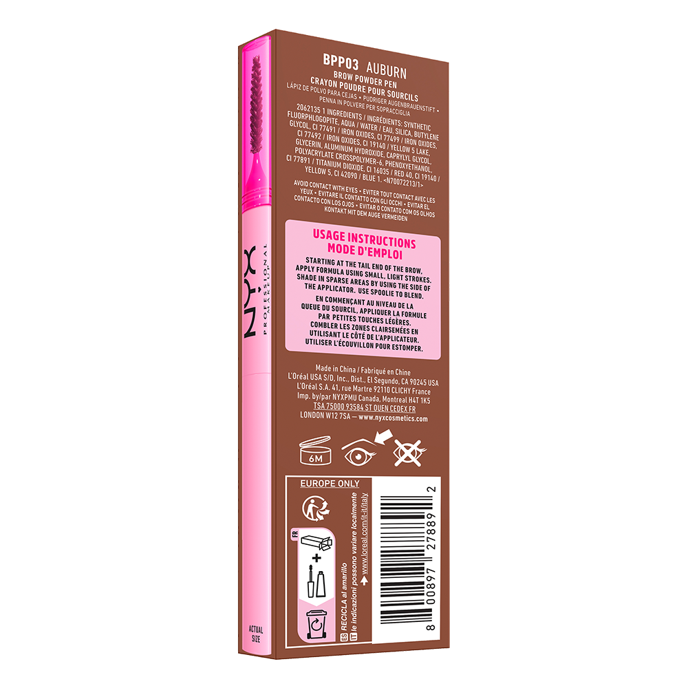 Bild: NYX Professional Make-up Fluff & Snatch Brow Powder Pen 03