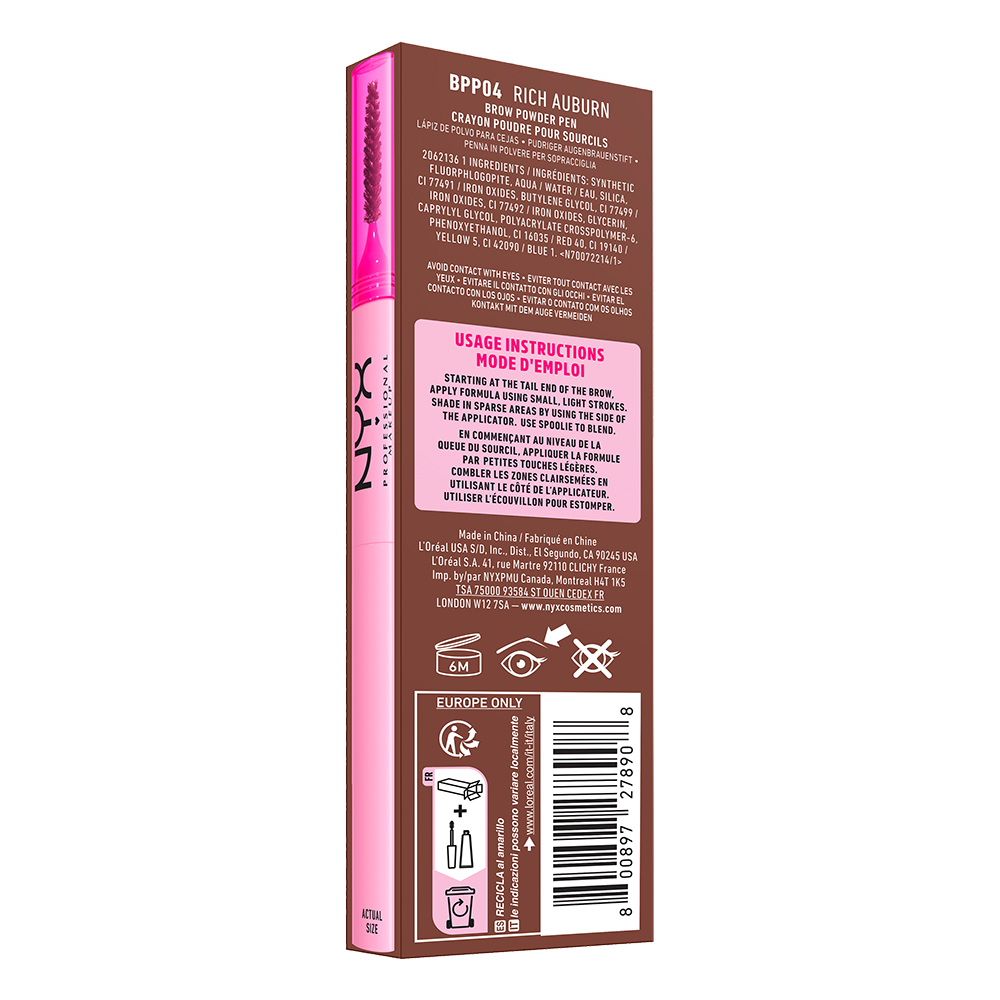 Bild: NYX Professional Make-up Fluff & Snatch Brow Powder Pen 04