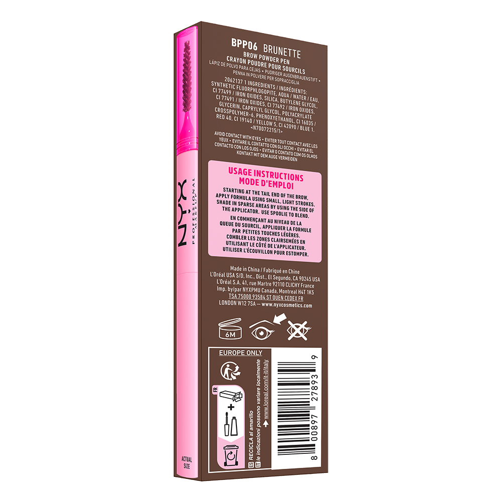 Bild: NYX Professional Make-up Fluff & Snatch Brow Powder Pen 06