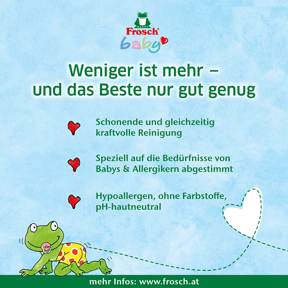 Bild: Frosch Baby Waschmittel flüssig 