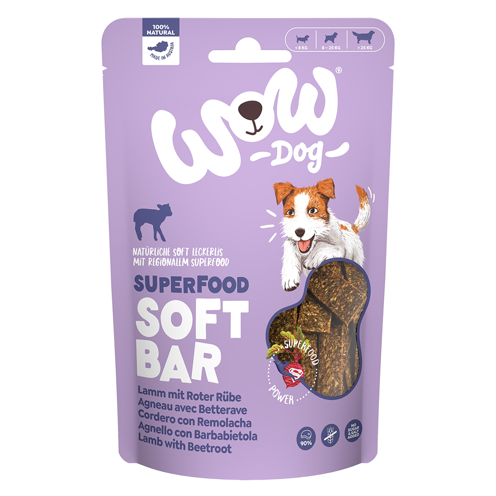 Bild: WOW Superfood Soft Bar Lamm mit Rote Rübe