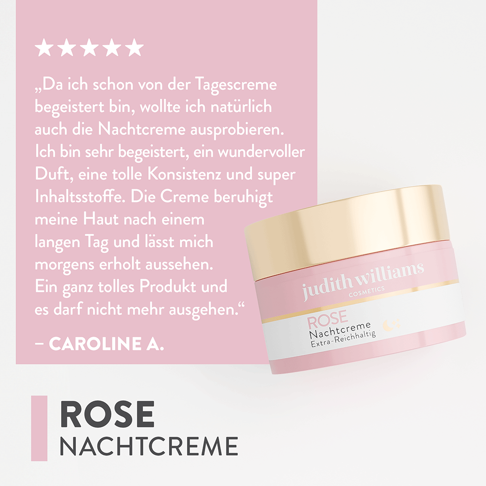 Bild: Judith Williams Cosmetics Nachtcreme Rose