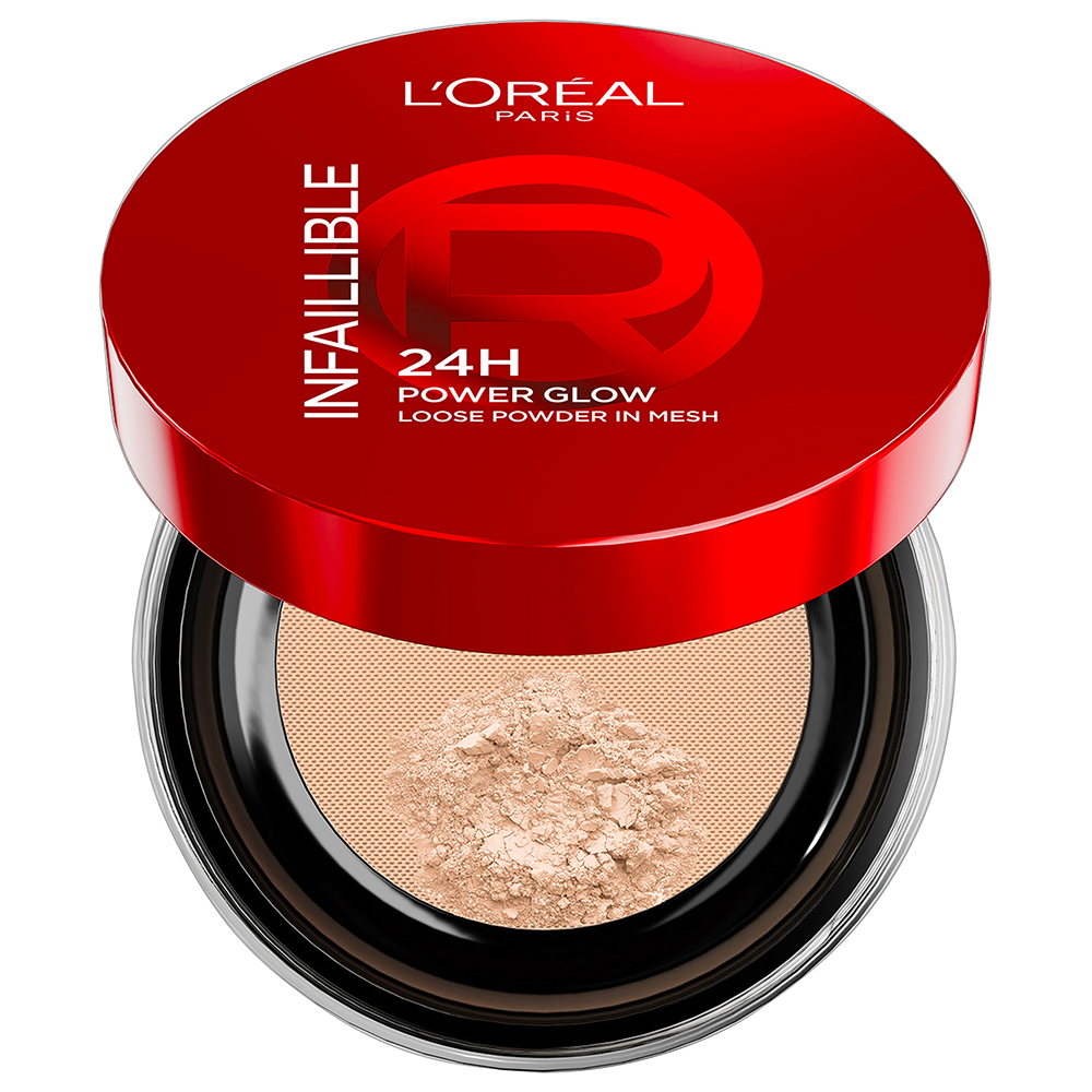 Bild: L'ORÉAL PARIS Infaillible 24H Power Glow Loose Powder in Mesh Universal