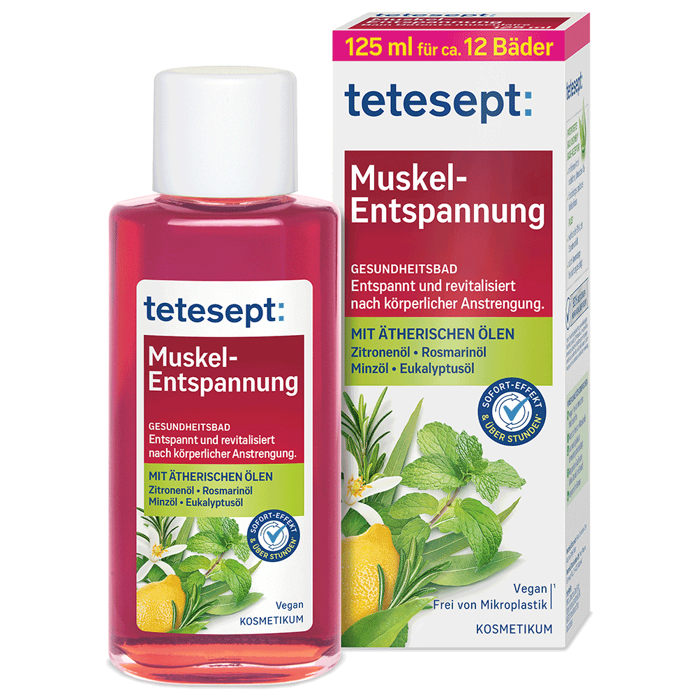 Bild: tetesept: Gesundheitsbad Muskel-Entspannung
