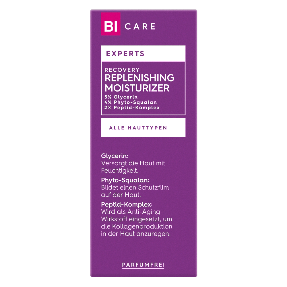 Bild: BI CARE Experts Recovery Replenishing Moisturizer