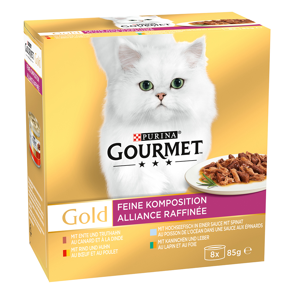 Bild: GOURMET Gold Feine Komposition mit Ente und Truthahn 