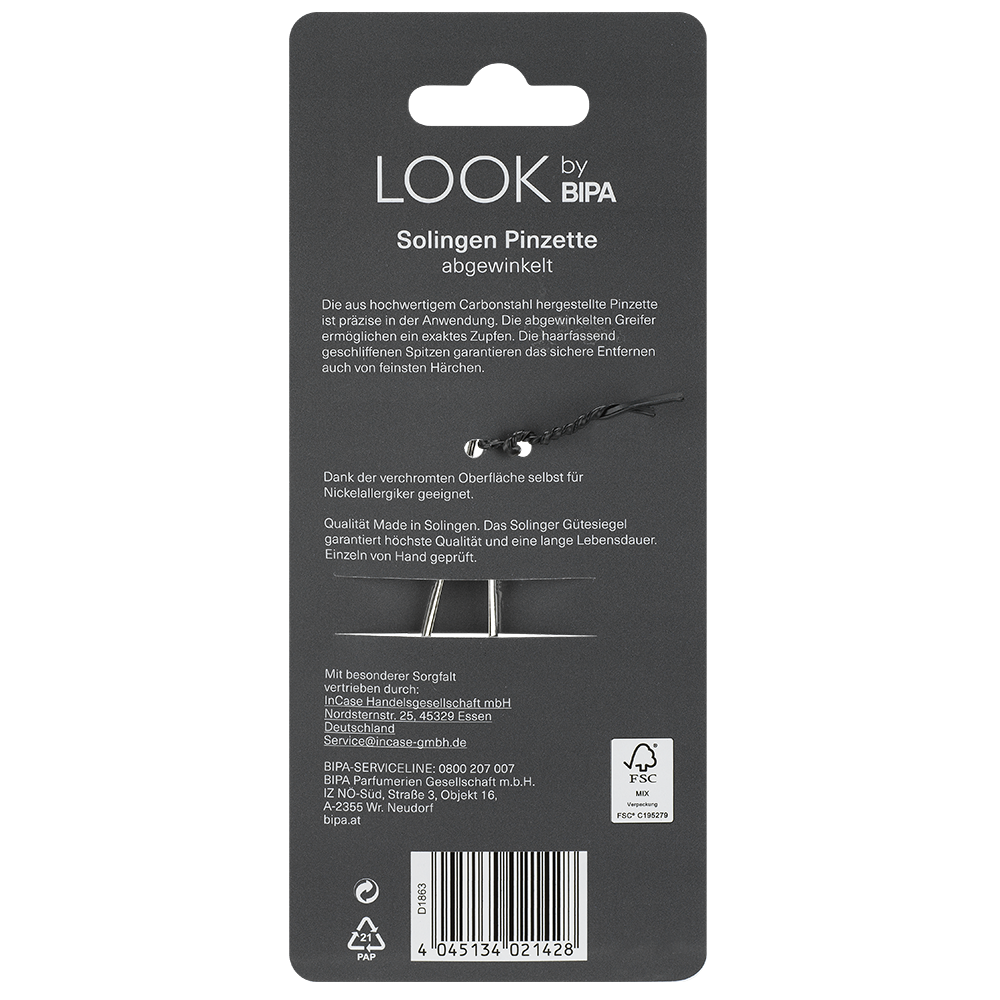 Bild: LOOK BY BIPA Pinzette abgewinkelt 