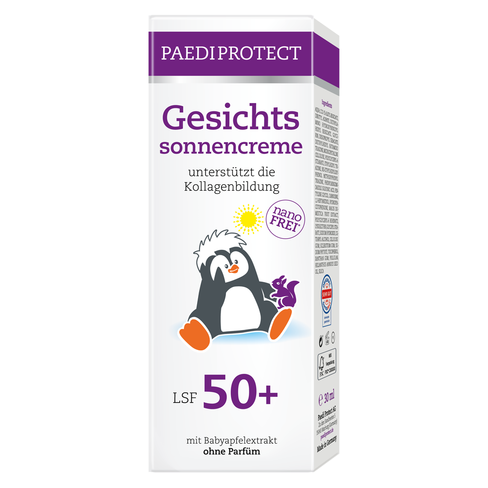 Bild: PAEDIPROTECT Gesichtssonnencreme LSF 50+ 