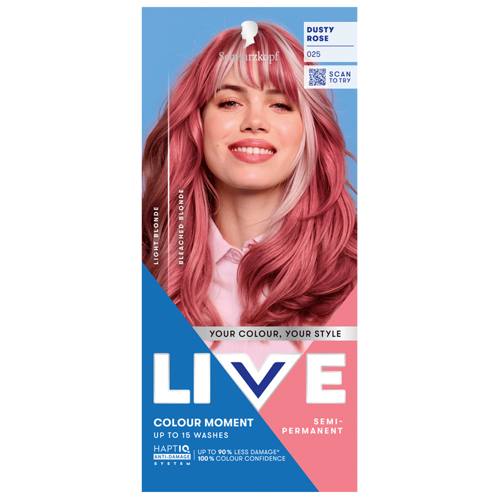Bild: Schwarzkopf Live Colour Moment Haarfarbe Dusty Rose