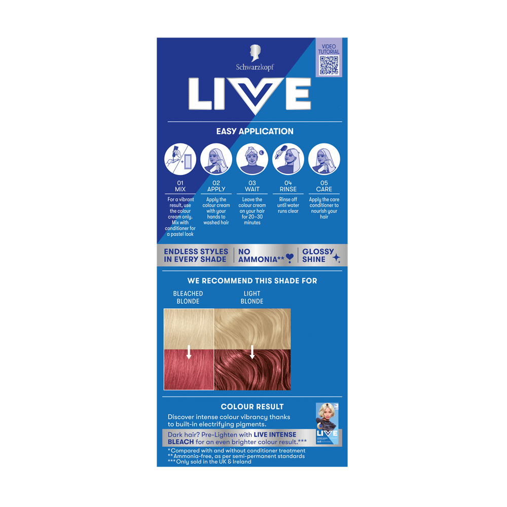 Bild: Schwarzkopf Live Colour Moment Haarfarbe Dusty Rose