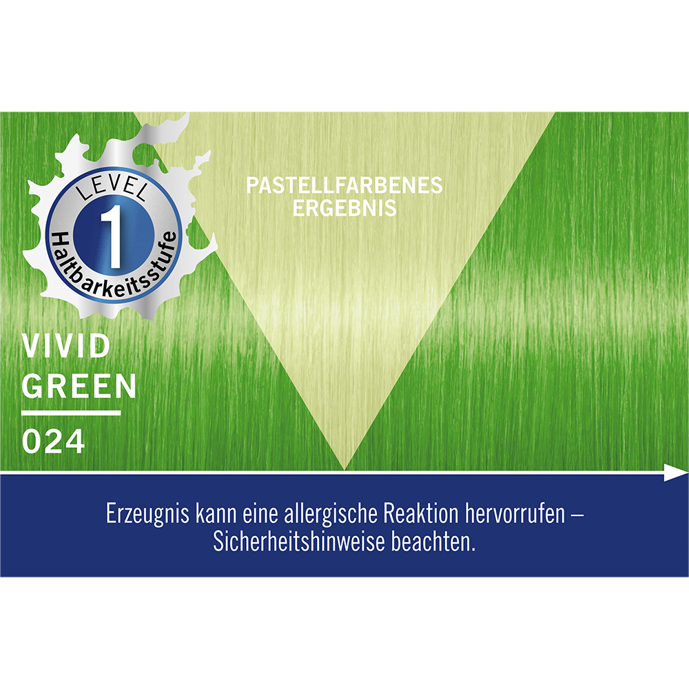 Bild: Schwarzkopf Live Colour Moment Haarfarbe Vivid Green