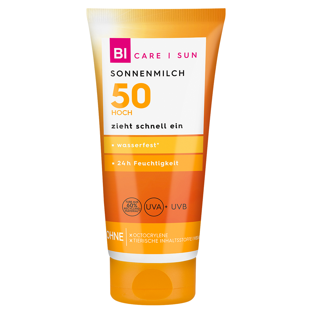 Bild: BI CARE SUN Sonnenmilch LSF 50 