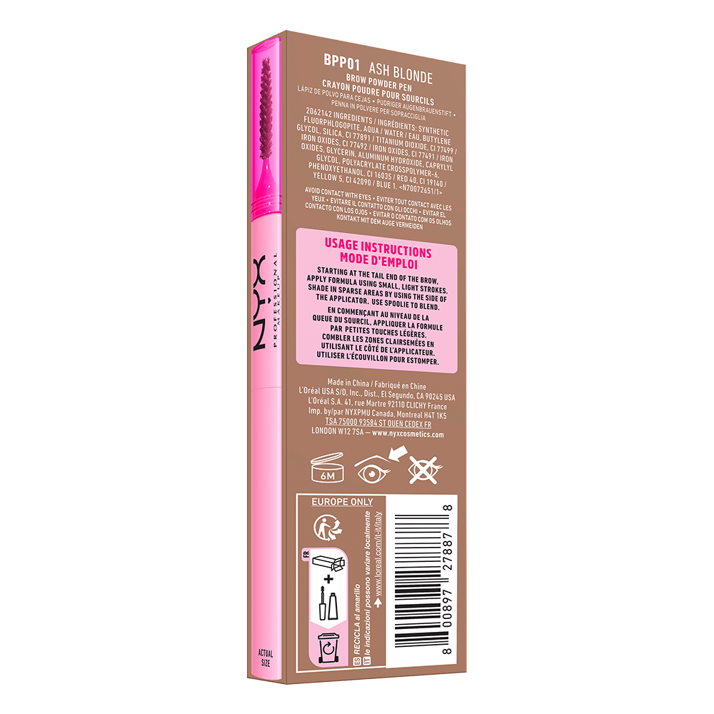 Bild: NYX Professional Make-up Fluff & Snatch Brow Powder Pen 01