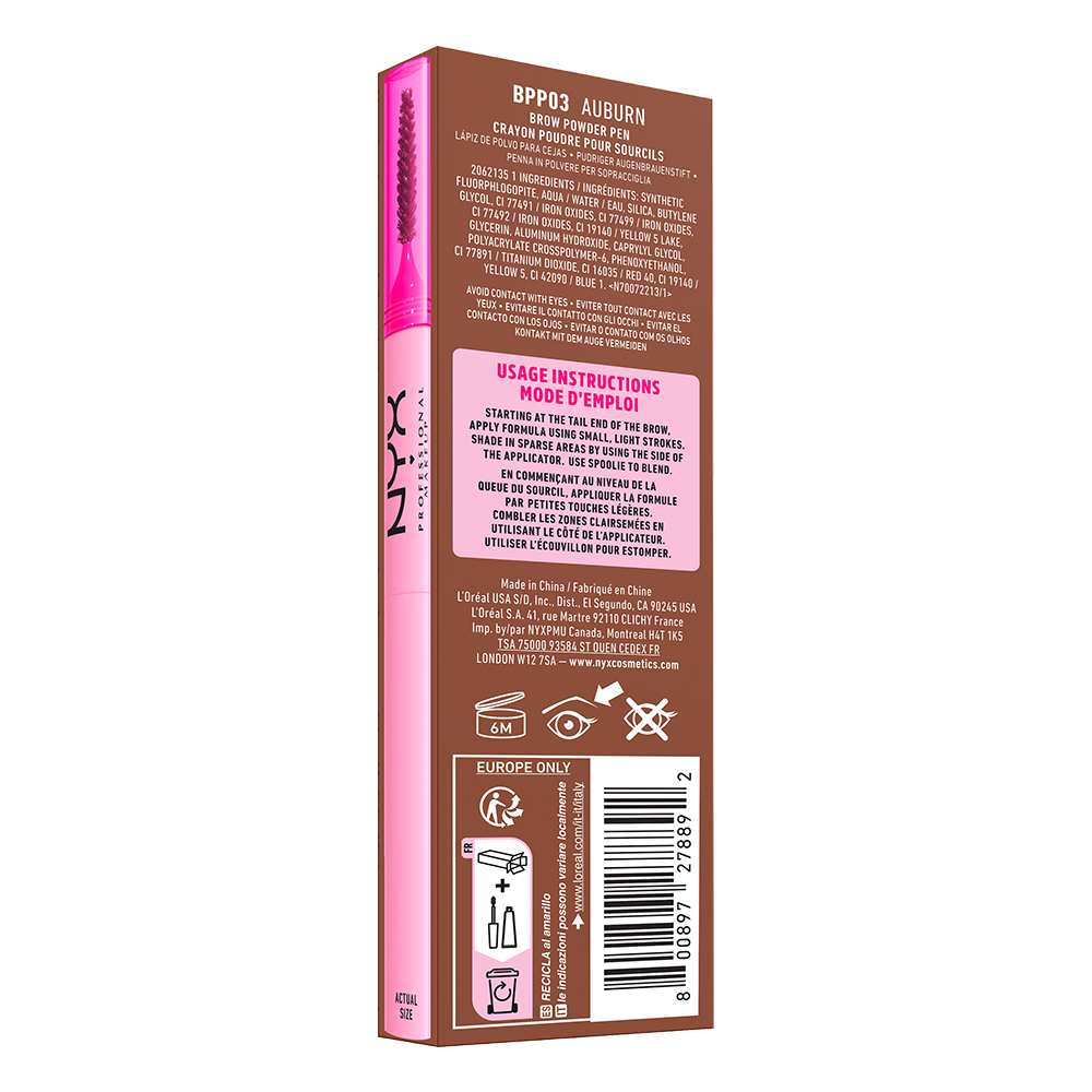 Bild: NYX Professional Make-up Fluff & Snatch Brow Powder Pen 03