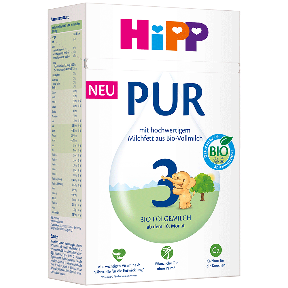 Bild: HiPP Pur 3 Bio Folgemilch