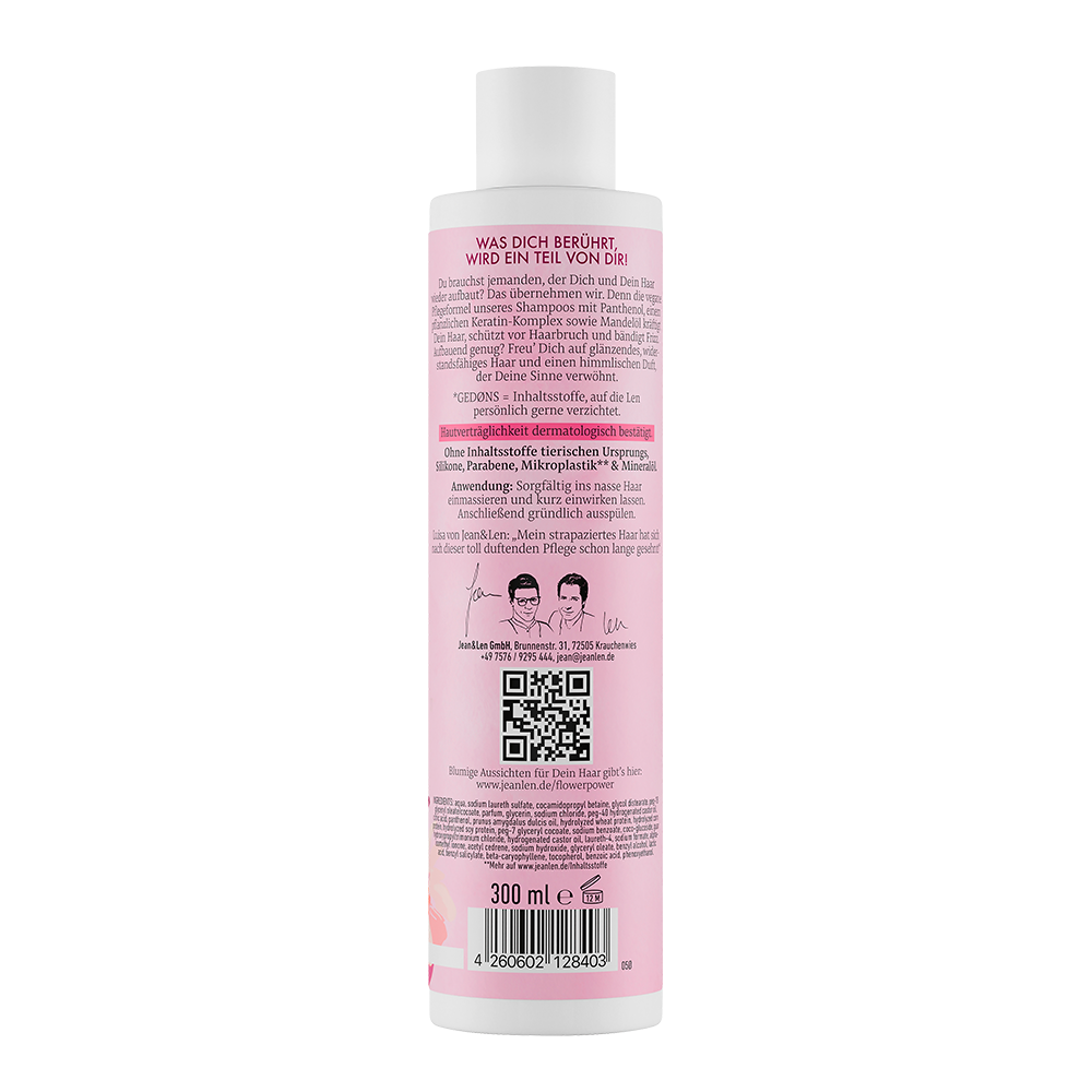 Bild: Jean&Len Shampoo Aufbau 