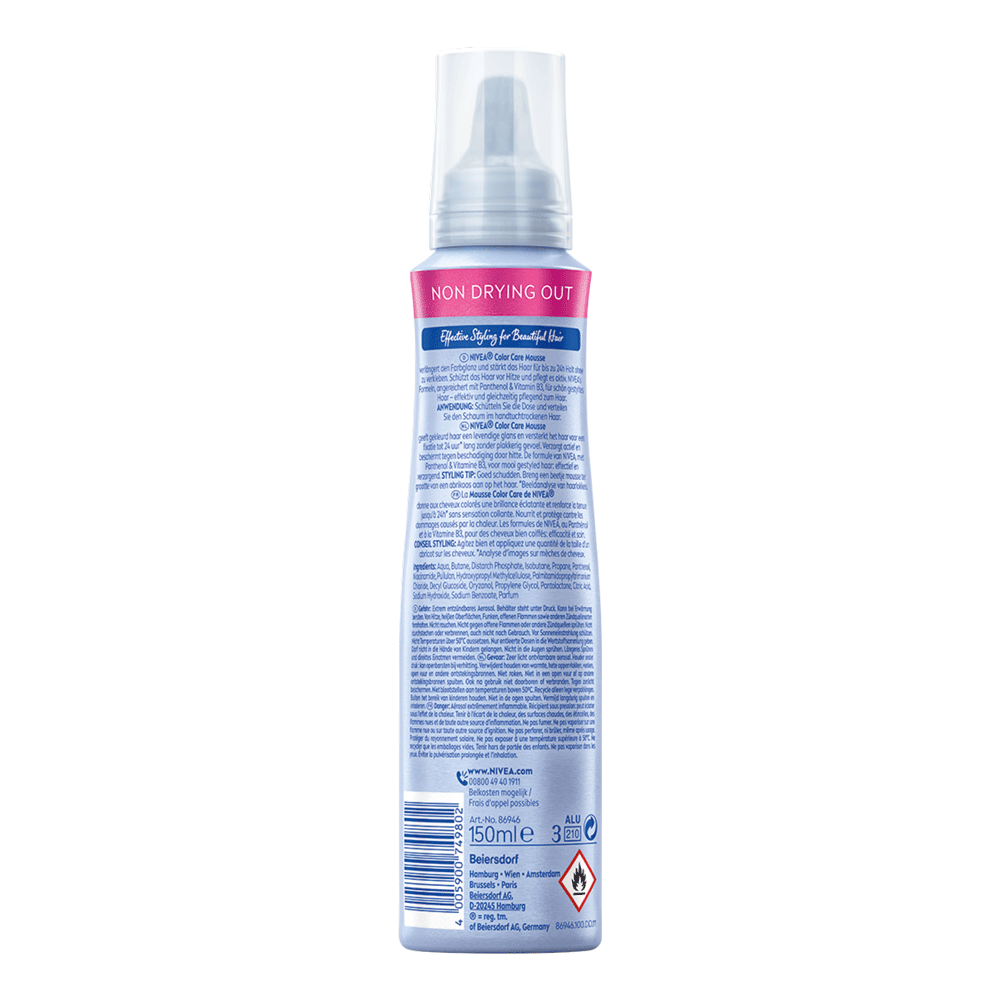 Bild: NIVEA Schaumfestiger Color Schutz und Pflege 