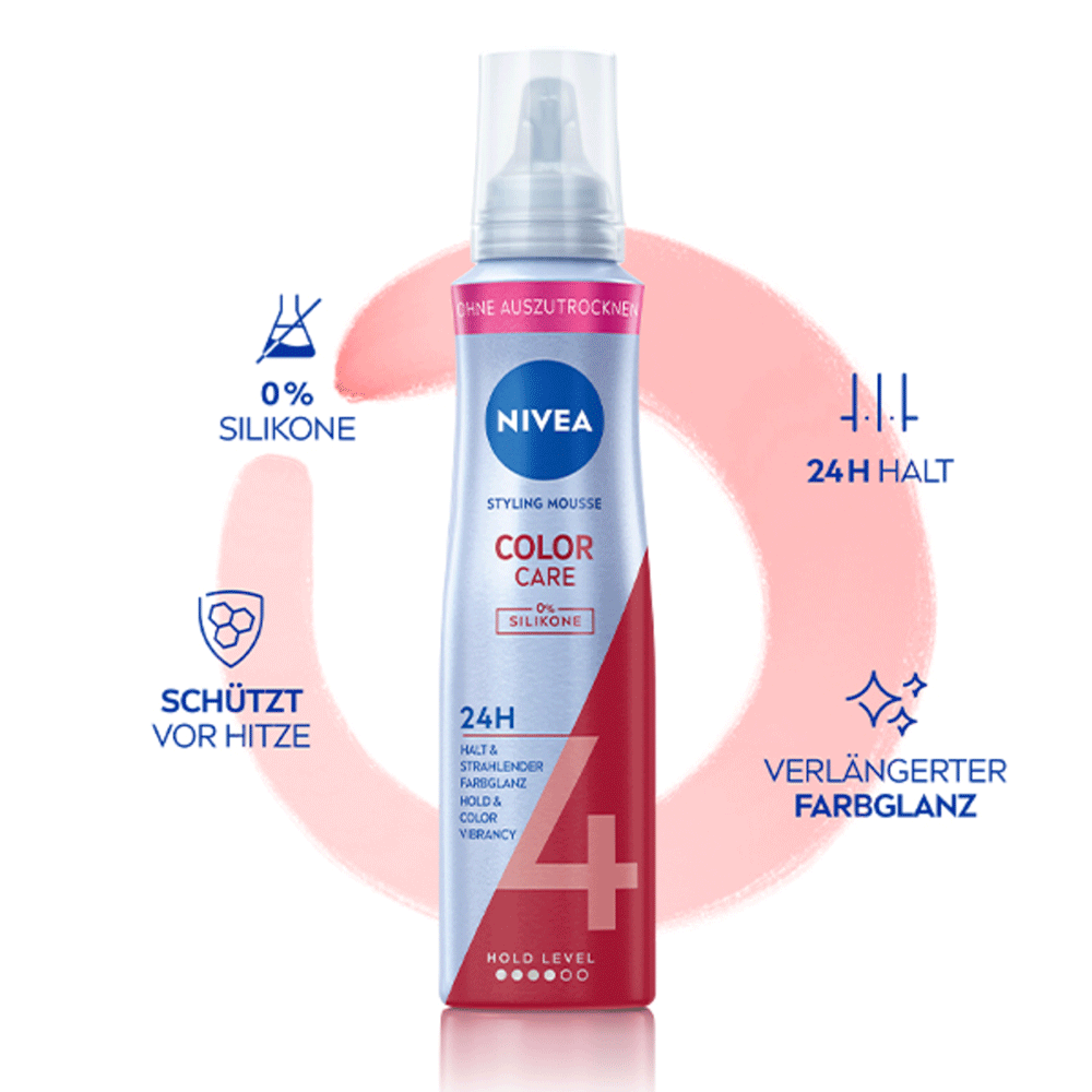 Bild: NIVEA Schaumfestiger Color Schutz und Pflege 