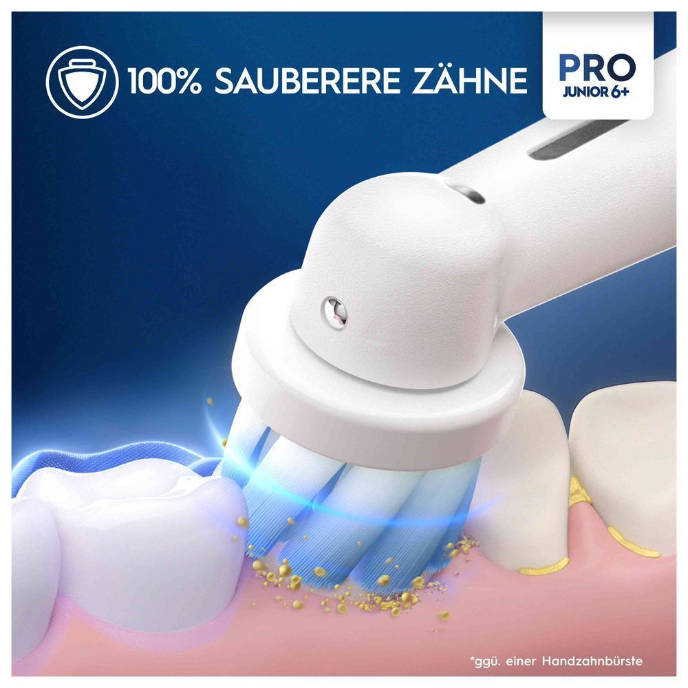 Bild: Oral-B Pro Junior Elektrische Zahnbürste, Weiß 