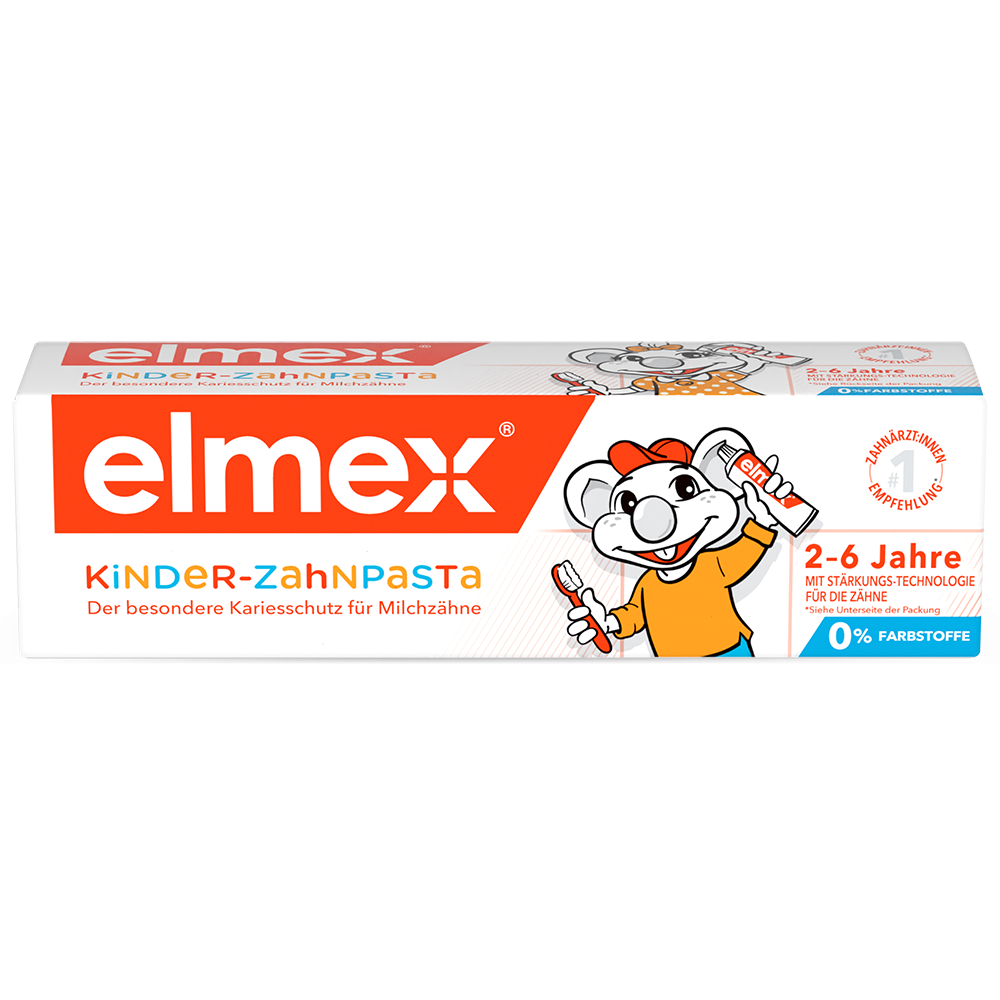 Bild: elmex Kinder Zahnpasta 2-6 Jahre 