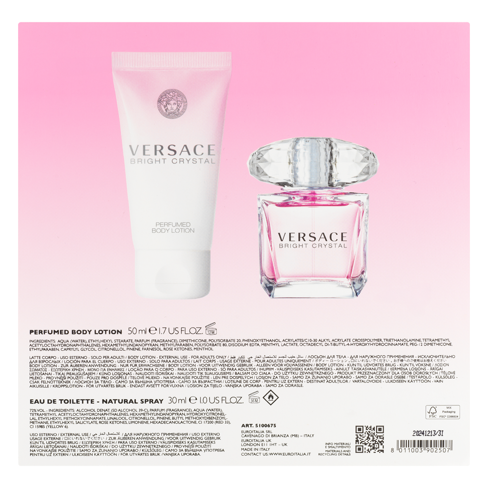 Bild: Versace Bright Crystal Geschenkset 