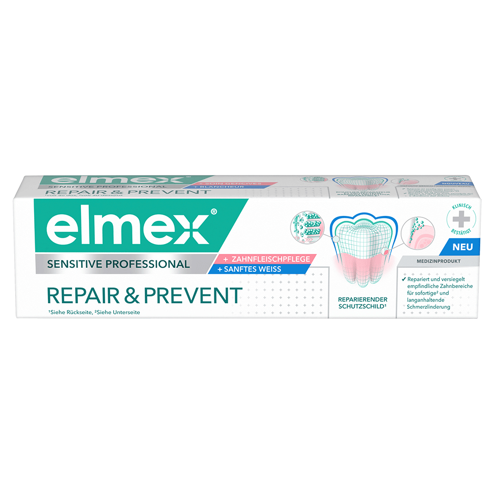 Bild: elmex Sensitive Professional Zahnpasta Repair and Prevent 