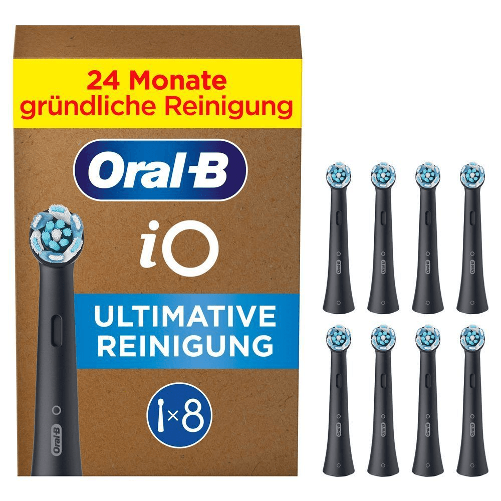 Bild: Oral-B iO Ultimative Reinigung Aufsteckbürsten, Schwarz 