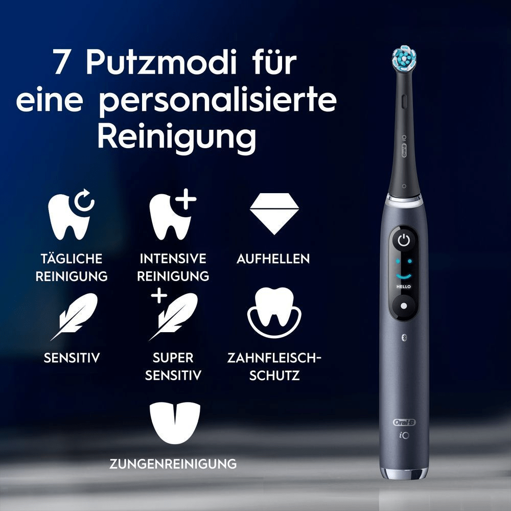 Bild: Oral-B iO9 Elektrische Zahnbürste, Black Onyx 