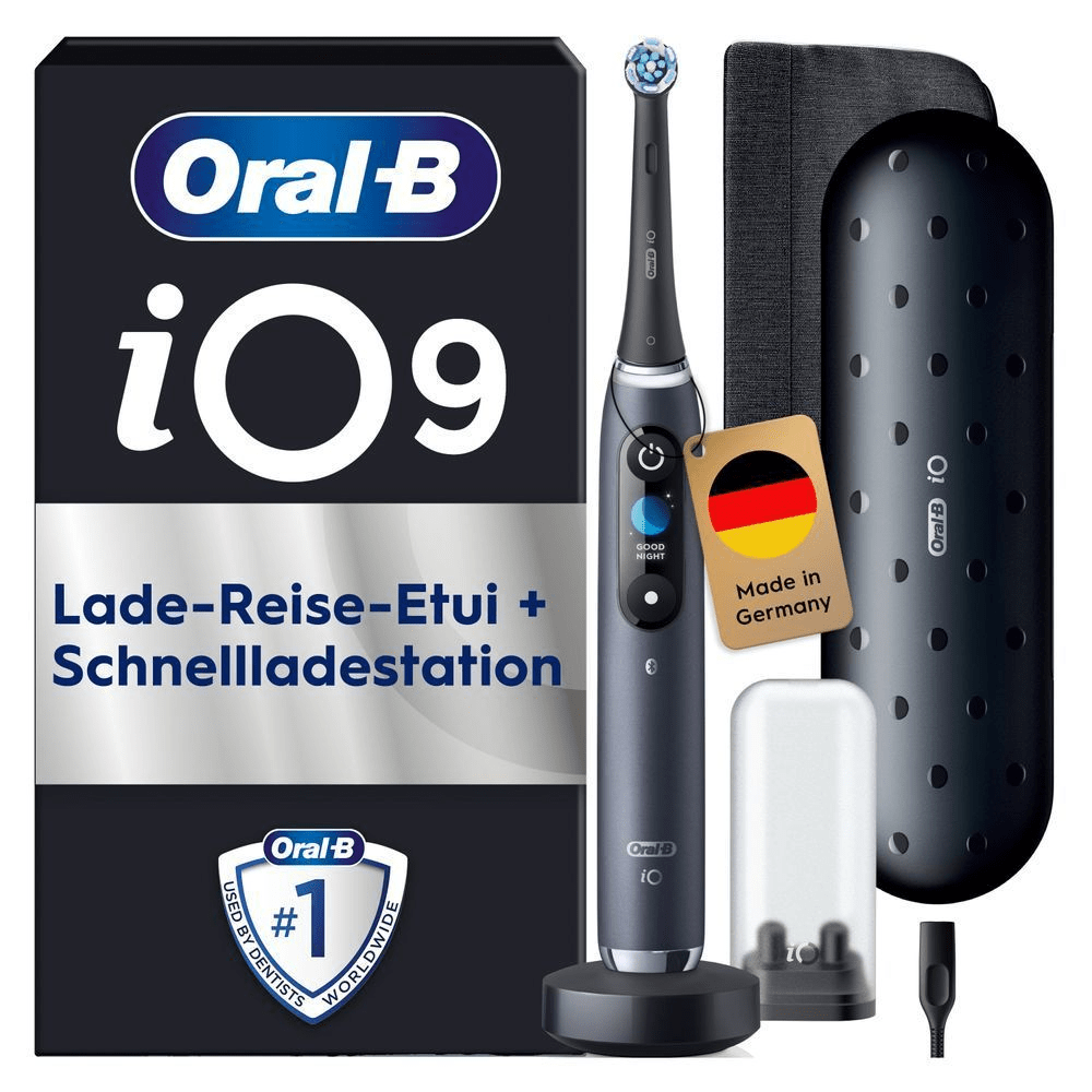Bild: Oral-B iO Series 9 Elektrische Zahnbürste, Black Onyx