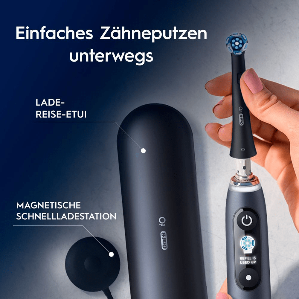 Bild: Oral-B iO Series 9 Elektrische Zahnbürste, Black Onyx