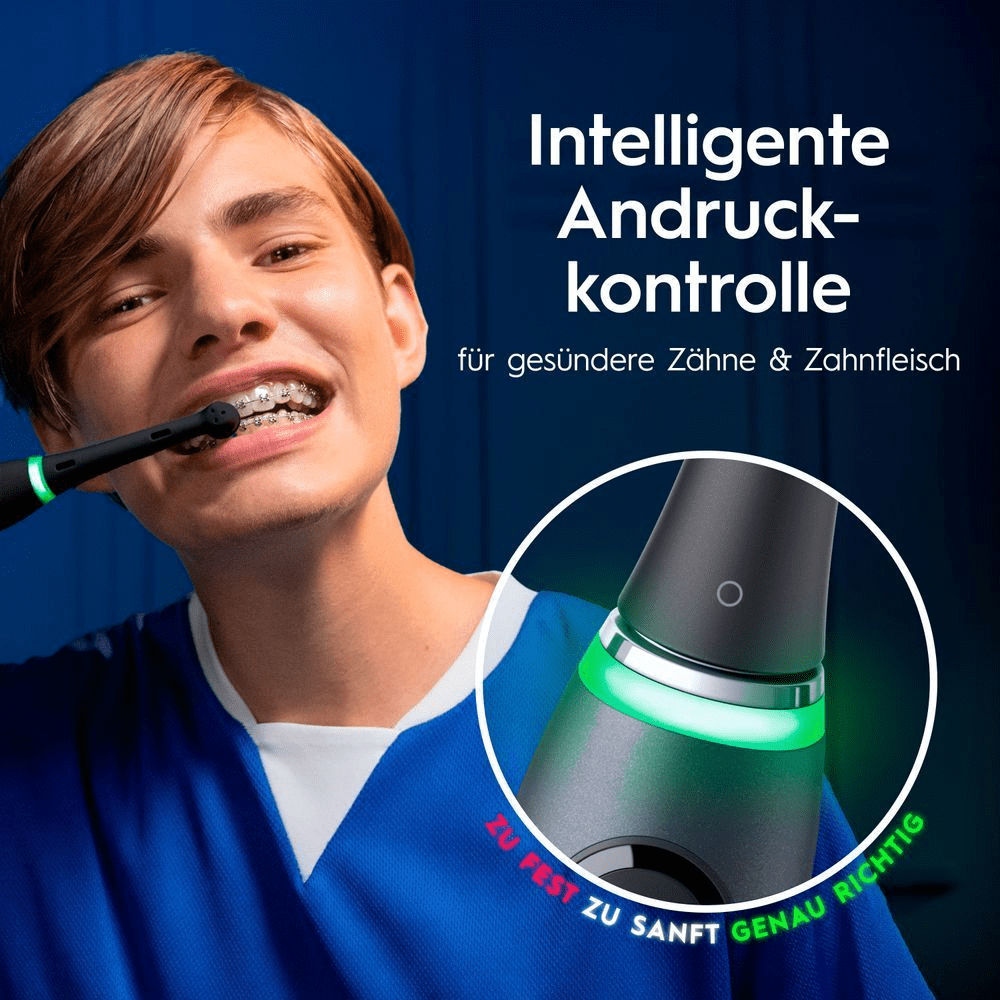 Bild: Oral-B iO Series 9 Duo Elektrische Zahnbürste, Black Onyx/Rose Quartz 