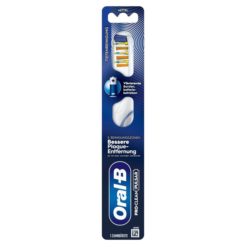Bild: Oral-B PRO-CLEAN PULSAR Batteriebetriebene Zahnbürste, Medium Borsten 